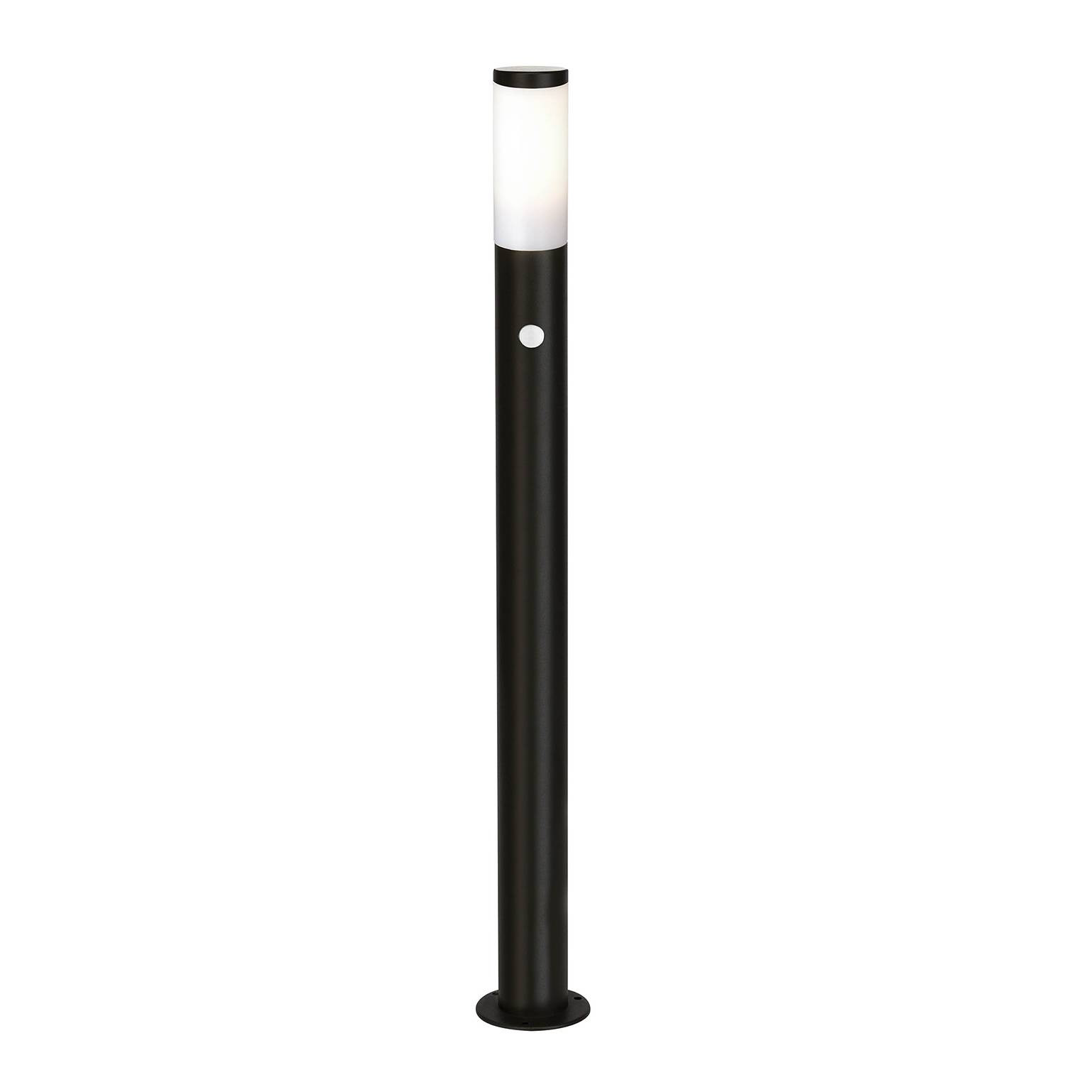 Brilliant Dody solar padverlichting met bewegingsmelder, zwart, Ø 12 cm
