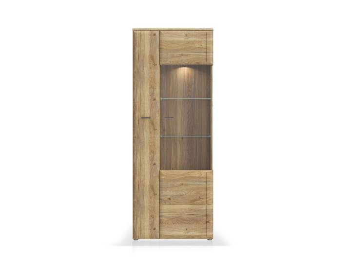 AURELIO Vitrine R, Material Dekorspanplatte, Mauvella Eiche