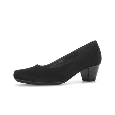 Pumps GABOR "Eleganter Pump", Damen, Gr. 38,5, schwarz, Schuhe Pumps