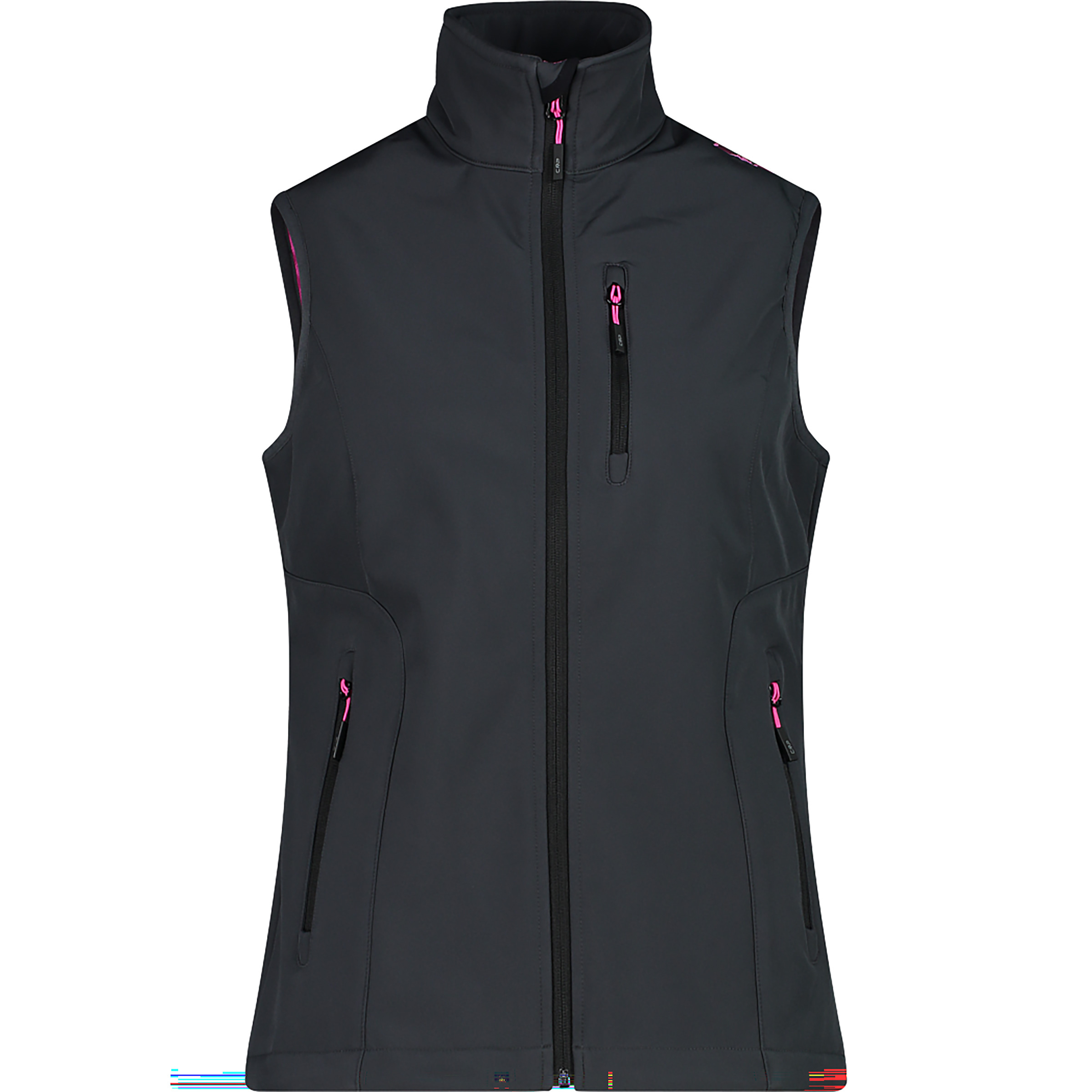 CMP Softshell Weste Damen Softshellwesten grau Größe XXS Trekking Wasserdicht Wasserabweisend