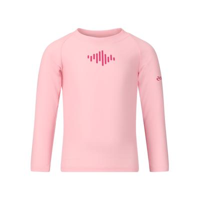 Fleecejacke ZIGZAG "Crisp", Jungen, Gr. 104, pink, 80% Polyamid, 20% Elasthan, unifarben, Rundhals, Jacken Fleecejacke, mit UV-Schutzfunktion