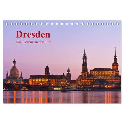 Dresden, das Florenz an der Elbe (Tischkalender 2027 DIN A5 quer), CALVENDO Monatskalender