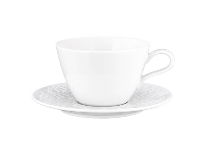 MILCHKAFFEETASSE MIT UNTERTASSE Nori Home weiß 370 ml