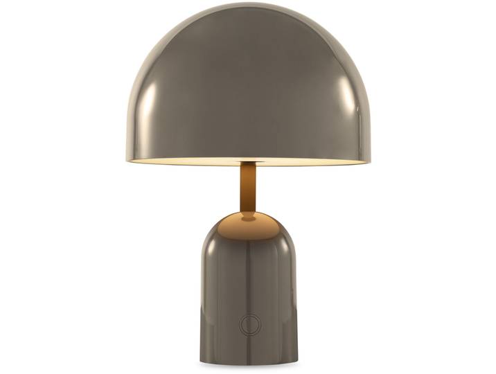 Tom Dixon Designer-Tischlampe Bell Kunststoff taupe 3W LED - Lichtfarbe: Warmweiss