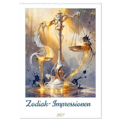 Zodiak - Impressionen (Wandkalender 2027 DIN A2 hoch), CALVENDO Monatskalender