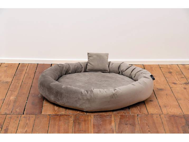 Lit pour chien Pwai - Taille L 90 x 18 x 90cm Taupe