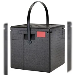 Cambro Cam GoBox® Pizza Toplader, Transportbox mit Tragegurt schwarz, 1 Stück im Karton - EPPZ35330BST110