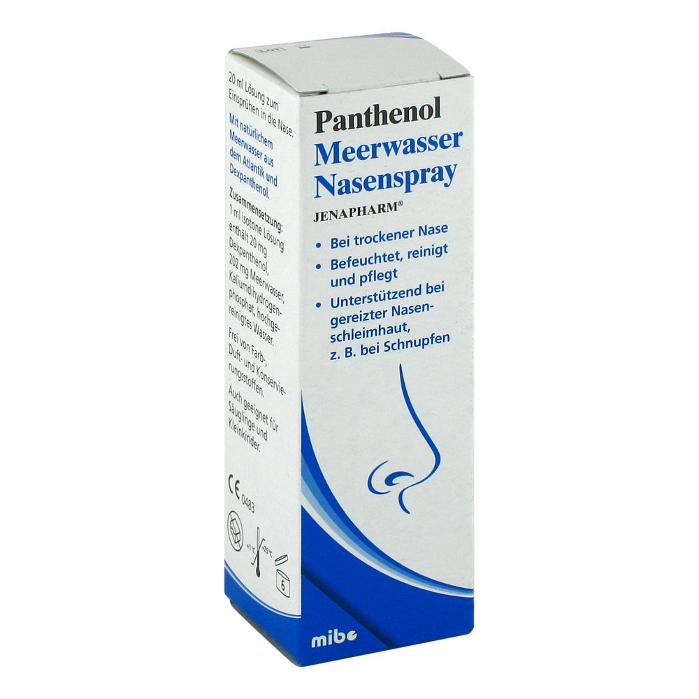 MIBE GmbH Arzneimittel Panthenol Meerwasser Nasenspray Jenapharm 09213387