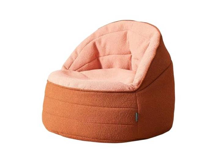 Xumh2024-3 Sitzsack Lazy Sofa Mini-Sofa, Sitzsack, waschbar, for Zuhause, Leseecke, Stuhl(Orange)
