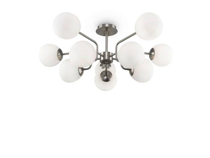 Pendelleuchte Erich Weiß/Nickelfarben max. 40 Watt