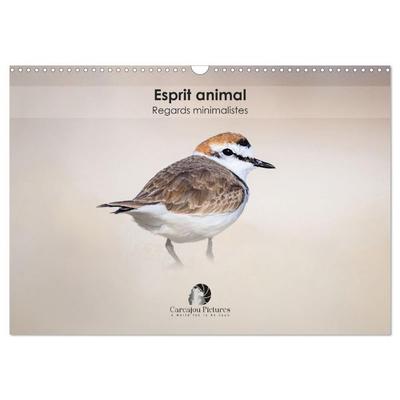 Esprit animal - Regards minimalistes (Calendrier mural 2027 DIN A3 vertical), CALVENDO calendrier mensuel