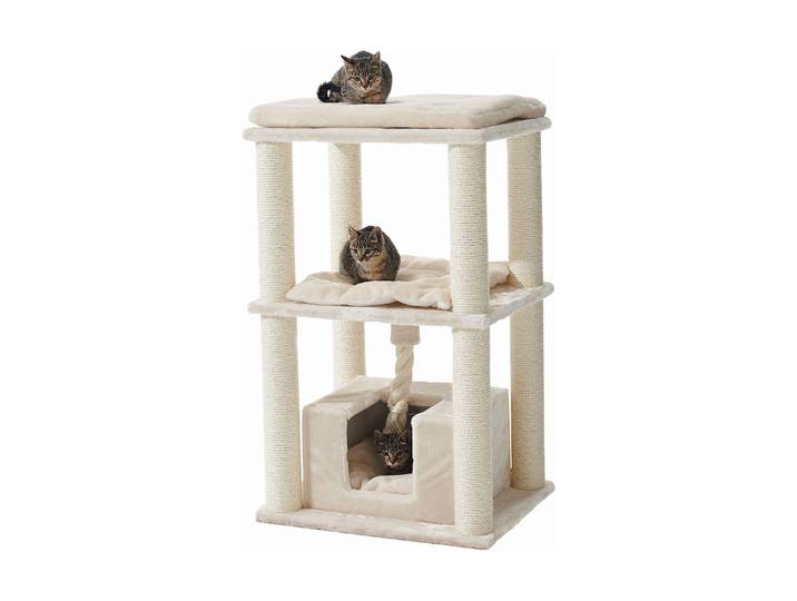 Kratzbaum NOBBY Kratzbaum Brida cream , beige (natur), B:60cm H:90cm T:48cm, Sisal, Kratzbäume, Kratzbaum