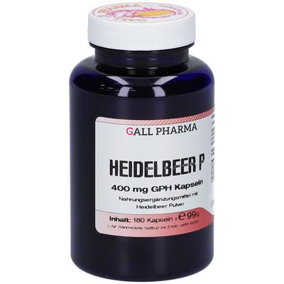 Heidelbeer P 400 mg Kapseln 180 St