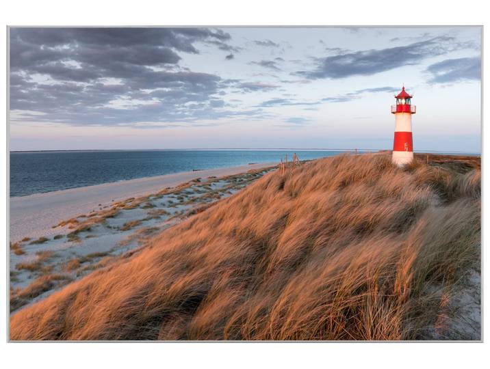 Bild mit Rahmen Leuchtturm 3 image LAND