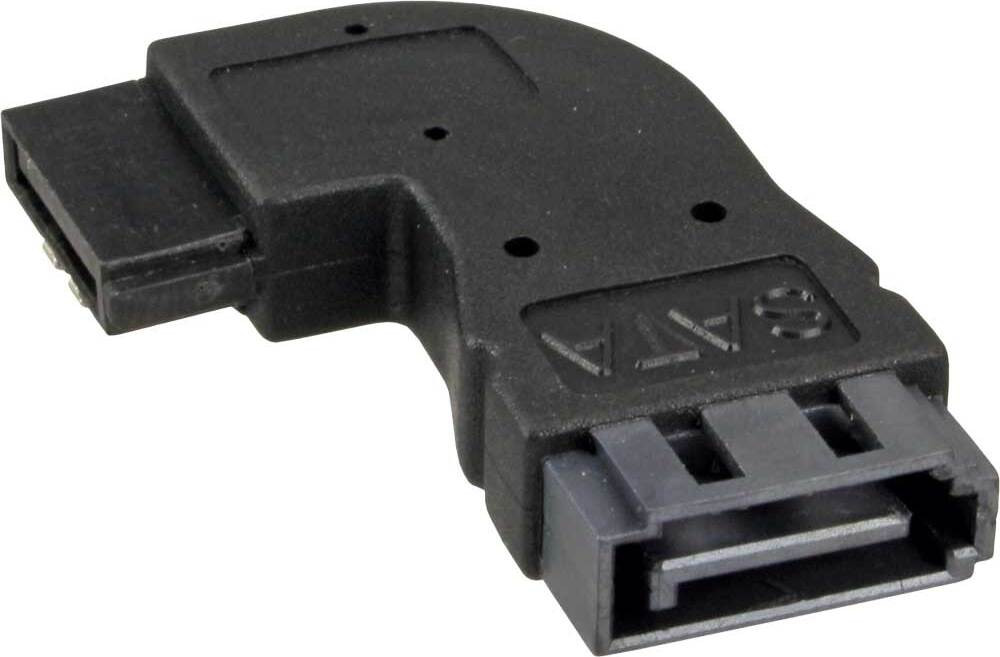 InLine 27700D SATA-connector vrouwelijk, SATA 7-polig, zwart