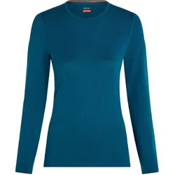 Icebreaker Damen 260 Tech Langarmshirt - M - ATLANTIS