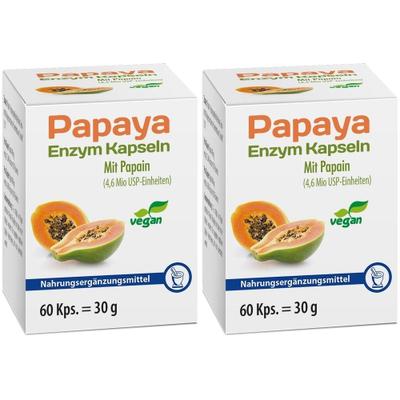 Papaya Enzym Kapseln 2x 2x60 St