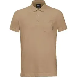 JACK WOLFSKIN Herren Polo TERRAL POLO M, Größe XL in Braun Braun