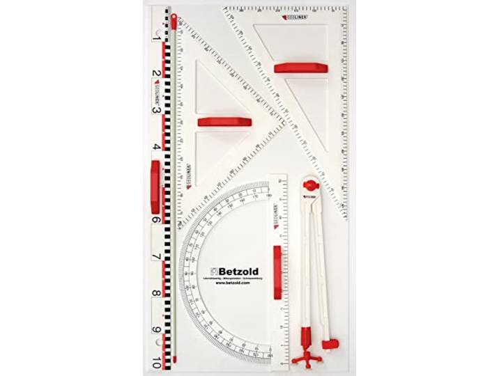 GEOLINER - Geräteplatten - Tafelzeichengeräte Zeichengeräte Tafel Schule Lehrer