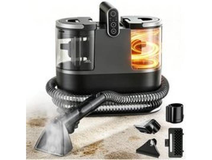 Nettoyeur vapeur 1700 W appareil de nettoyage pour tissus dameublement nettoyage à la vapeur eau chaude et froide