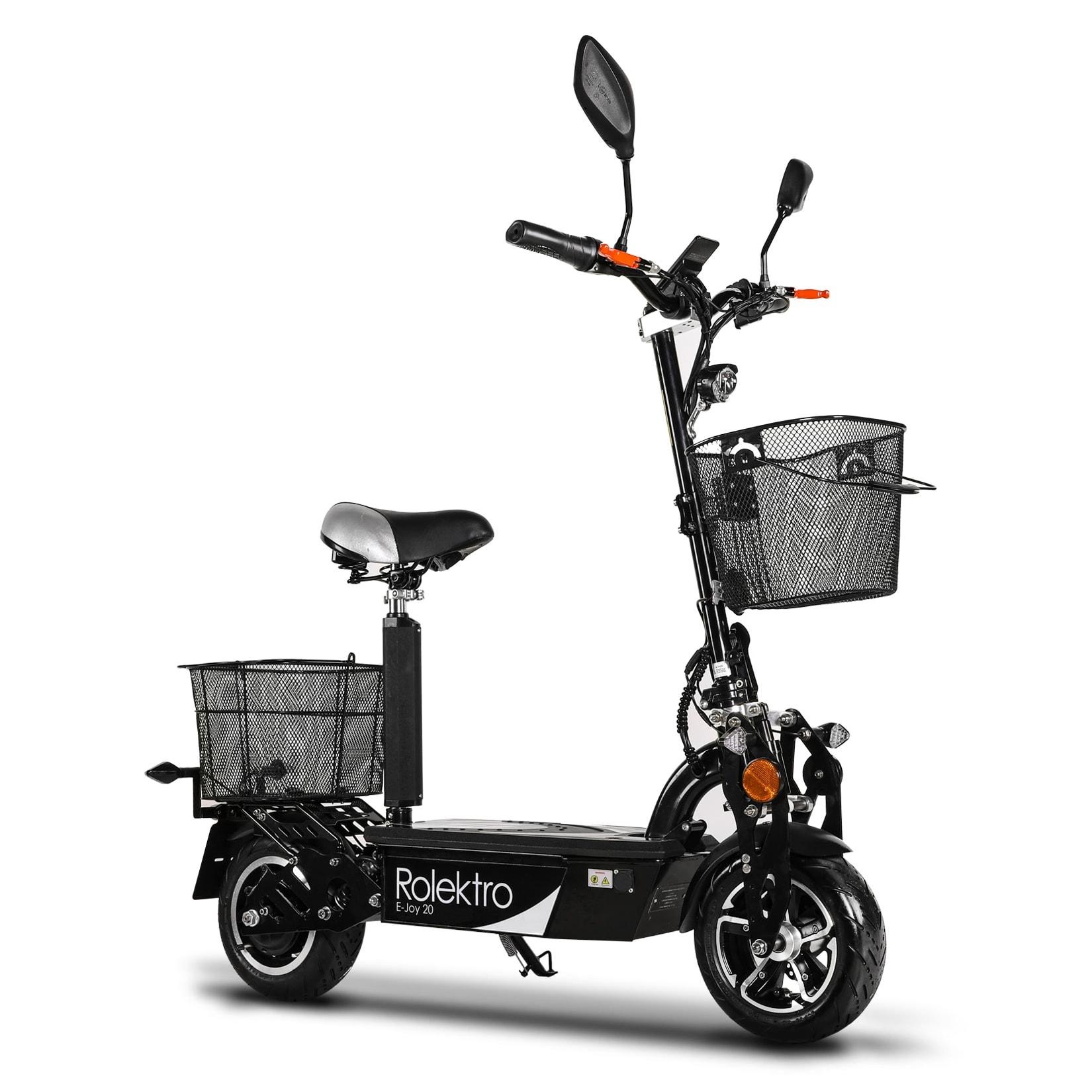 Rolektro, E-Joy 20, Schwarz, 36V-12AH Bleigel Akkus, 500 Watt