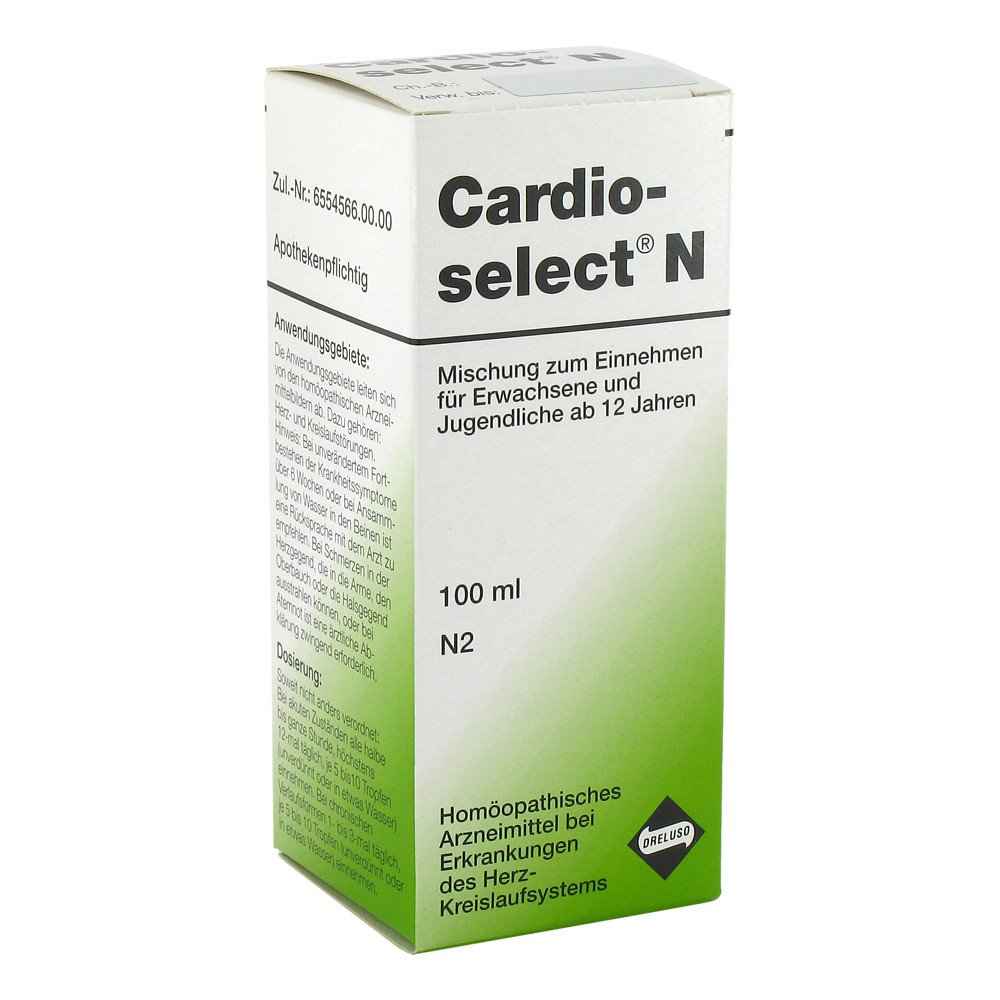 Dreluso-Pharmazeutika Dr.Elten & Sohn GmbH Cardioselect N Tropfen 00480023