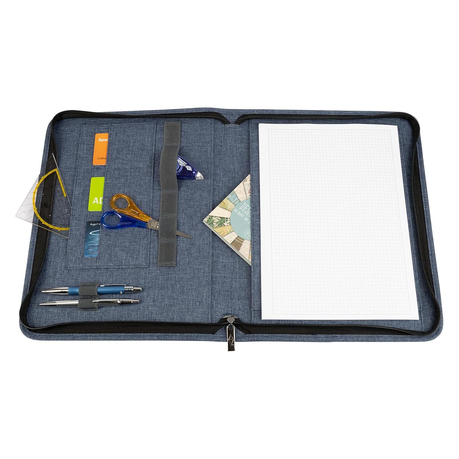 Wedo Schreibmappe A4 Denim blau (A4, 1x) (058351433)