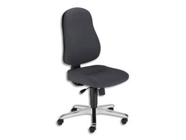 Chaise Dactylo bizzi tissu coloris gris