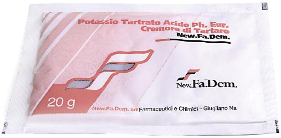 NEW FA DEM  Srl Cremore Tartaro 20g - Adiuvante della lievitazione senza derivati animali