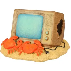 Europet Aquarium Fernseher Dekoration (Dekoration, sonstige Gegenstände), Aquarium Dekoration