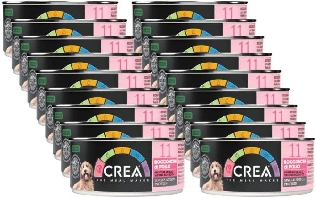 Crea Dog Lattina Petto di Pollo KIT RISPARMIO 18X90G