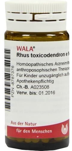 Wala Rhus Tox. E Fol. D6 Globuli
