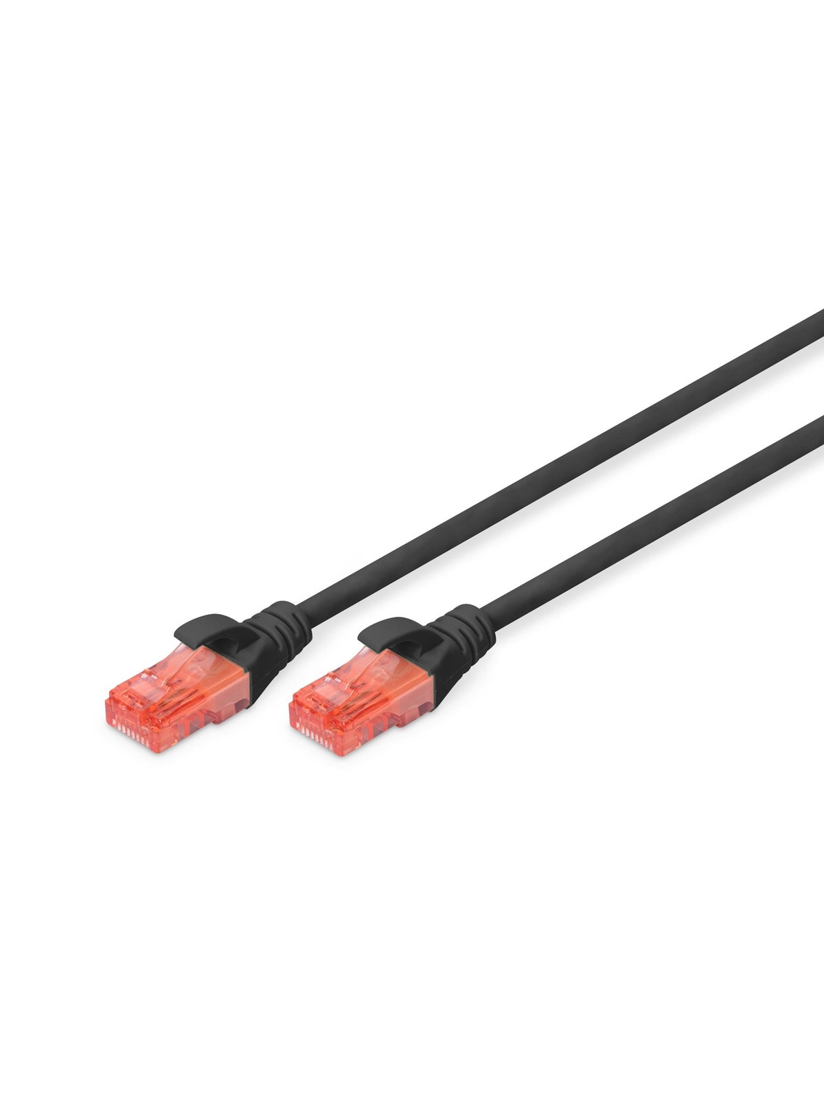 DIGITUS CAT 5e U-UTP Patch Cord - 0.5m - Schwarz - 2m