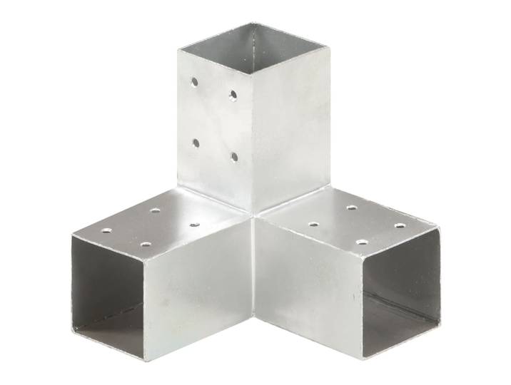 vidaXL Pfostenverbinder Y-Form Verzinktes Metall 71 x 71 mm