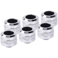 Eiszapfen PRO 16mm HardTube Fitting G1/4 - Chrome Sixpack, Verbindung chrom, 6 Stück