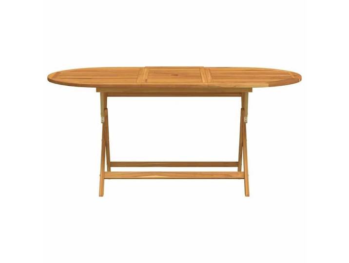 UNIQUE* Table pliable de jardin - UU - TABLE DE REPAS - 160x85x75 cm Bois d'eucalyptus massif TT1168