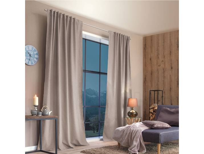 Home Wohnideen ESKIMO Thermo-Vorhang mit Kombiband blickdicht,