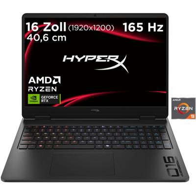 HP Gaming-Notebook "HyperX OMEN 16-ap1291ng", schwarz (shadow schwarz), 16 GB RAM 512 GB SSD, Ryzen 9, Windows11Home64-Bit, Notebooks, Topseller