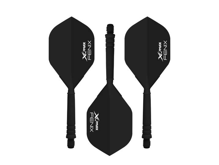 XQMAX Fenix Flight und Shaft 34 mm 3er Set schwarz