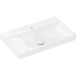 Hansgrohe Xelu Q Aufsatzwaschtisch, weiß, 800x480 mm, geschliffen, mit Ablage links, ohne Überlauf, SmartClean-Glasur
