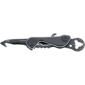 TROIKA Multitool PARCEL Cut & Cart, KTL30/TI, 9 Funktionen, schwarz / titan, Schlüsselanhänger