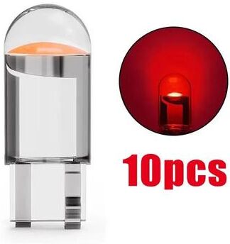 Uplift Picks T10 Canbus LED Car Bulbs For Interior And License Plate Lights red (10 Pcs)