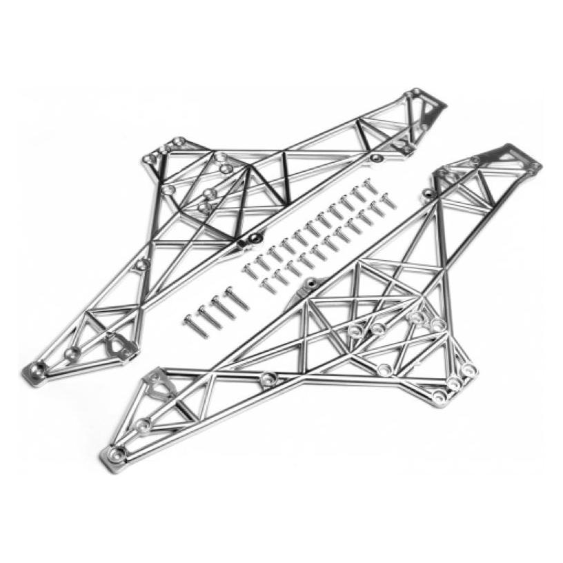 HPI Wheely King Main Chassis Set (matte Chrom) (85254)