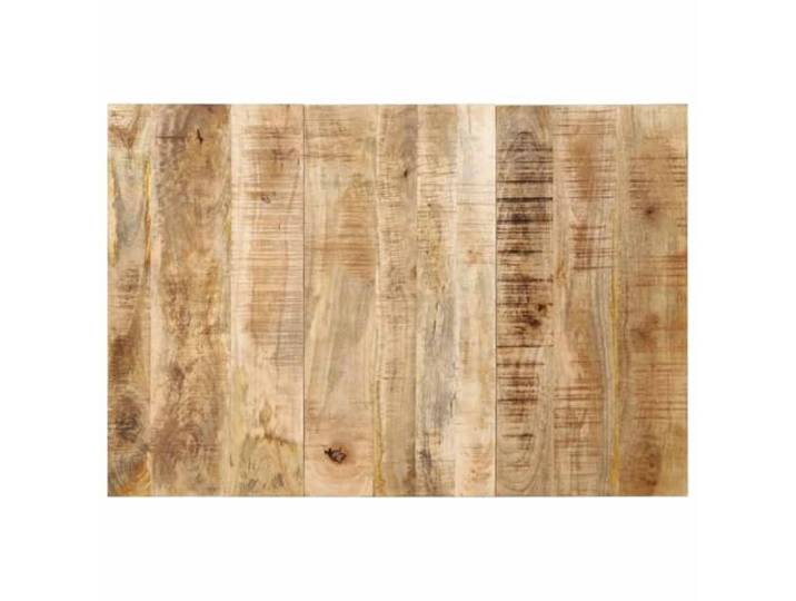Kopfteil 120 cm massiv Mangoholz, Holzbett Kopfteil aus robustem Mangoholz, Wandmontage, Industrieller Stil, perfekte Rückenstütze bei
