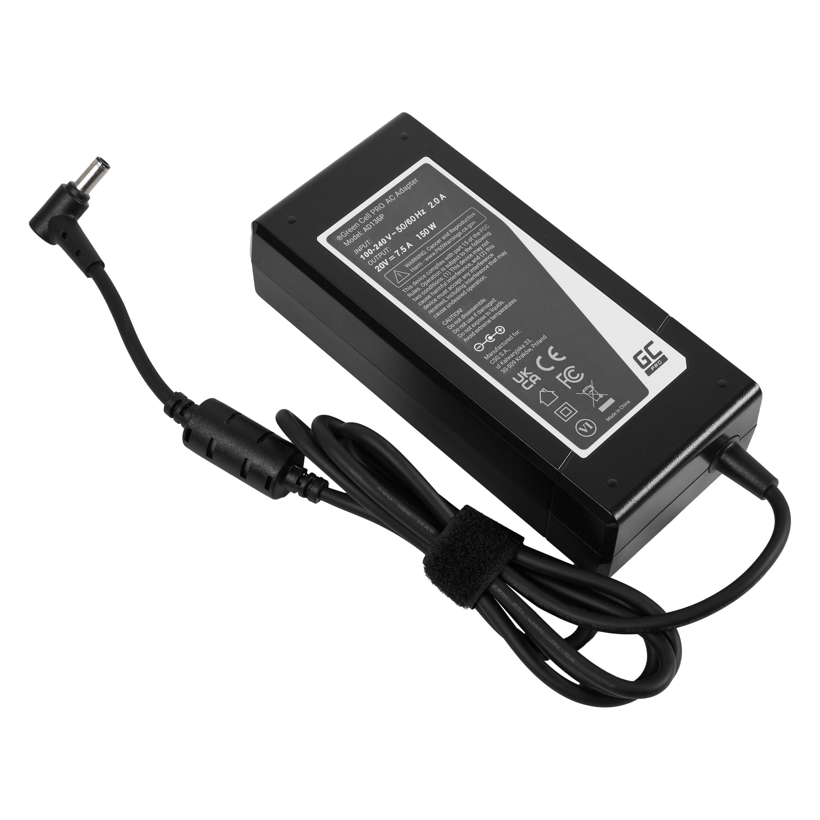 GreenCell Green Cell AD136P Netzteil & Spannungsumwandler Universal 150 W Schwarz (150 W) (AD136P)
