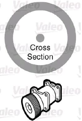 VALEO 509172 Seal, coolant tube