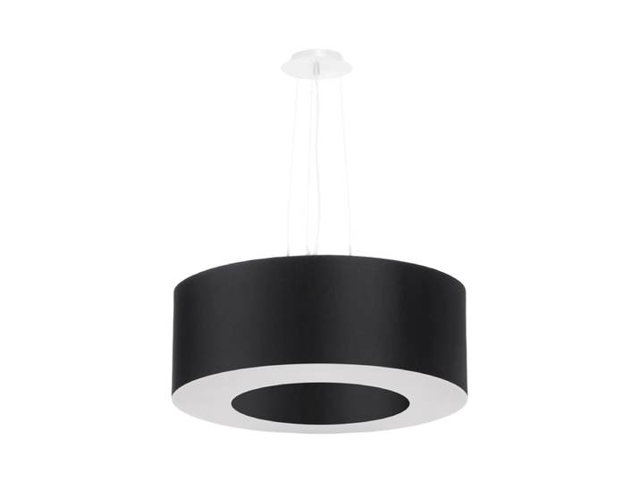 Design Pendellampe „Saturno“ Ø 50 cm - Schwarz Sollux Lighting