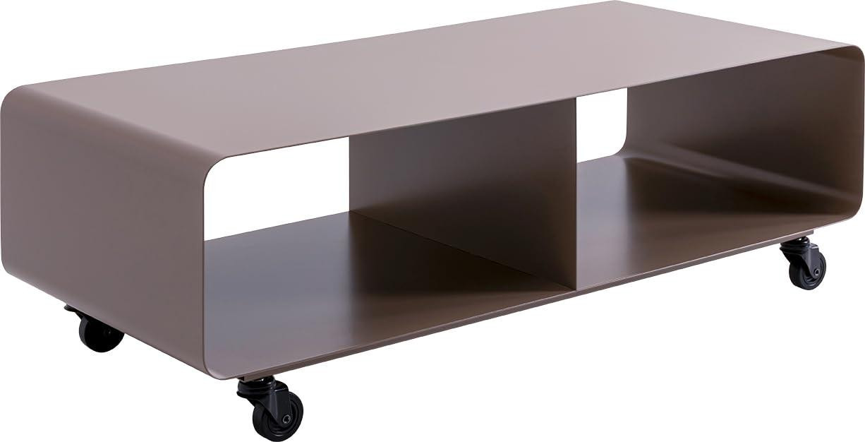 Kare Design Lowboard Lounge M, grijs, B: 90 cm, D: 41 cm, H: 30 cm, minimalistisch TV-meubel en dressoir