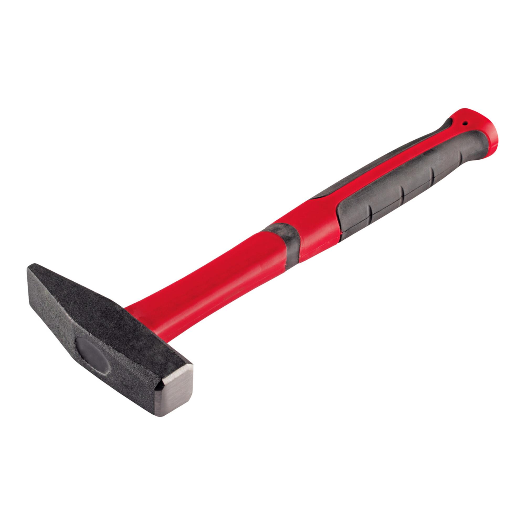 Gedore red Schlosserhammer mit Fiberglasstiel, 500 g Kopfgewicht, Hammer mit Fiberglasgriff, Werkzeug, geschmiedet, R92120020 (3300722)