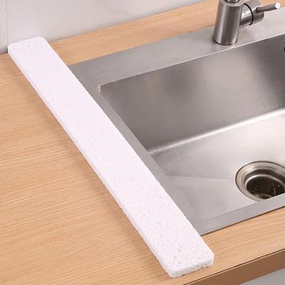 Inspired Finds Kitchen Sink Sink Splash Guard Mat Water Absorbent Countertop Drying Pad With Multipurpose Dishwashing Sponges white 23.23x2.76in